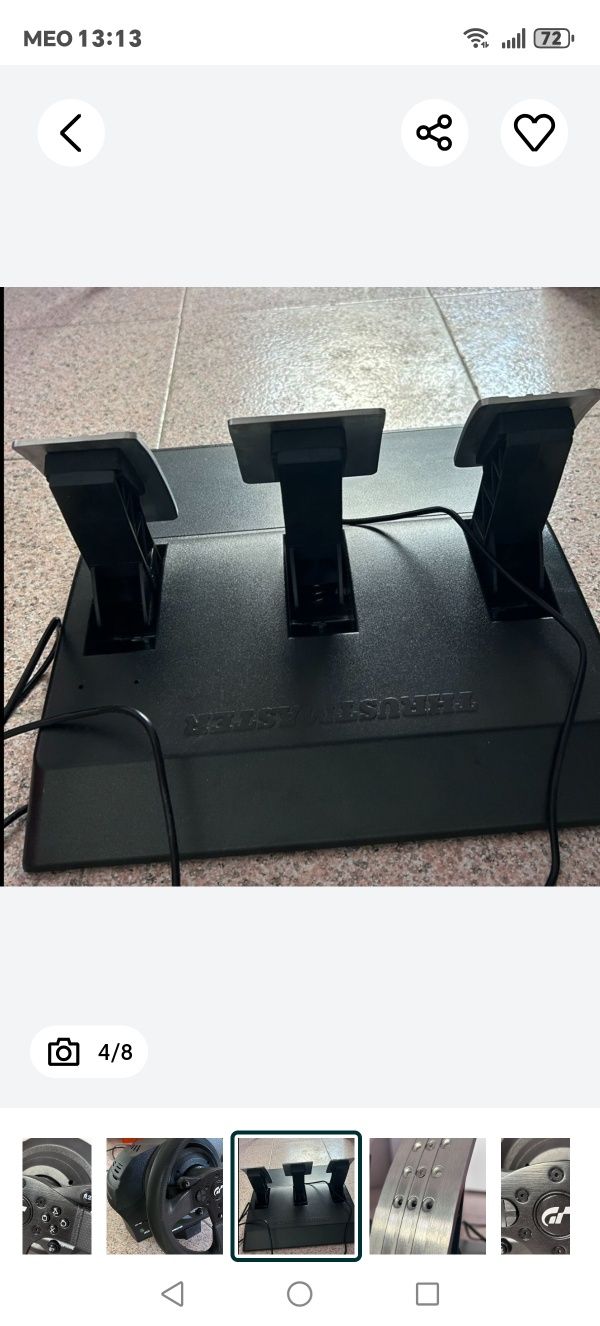 Volante e pedais PS6 VR