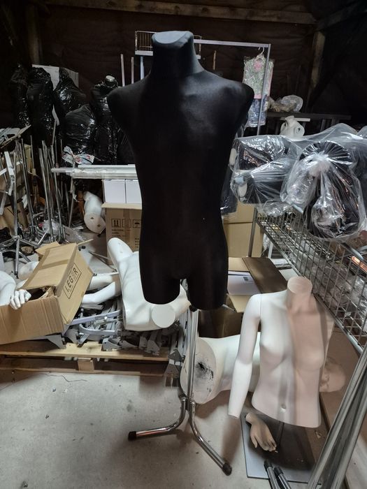 Manekin męski, Popiersie zwykłe/krawieckie! Plastykowe lub steropian