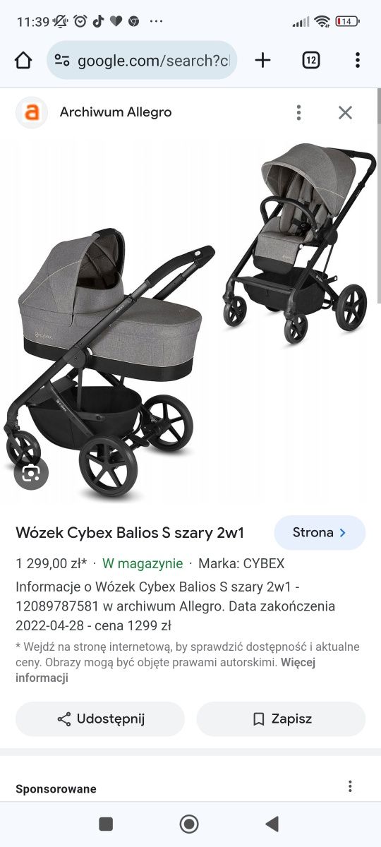 Wózek Cybex Balios S