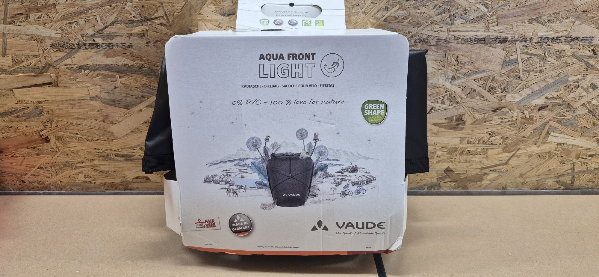 Torba. Sakwa Vaude Aqua Front Light  22L. Rowerowa.