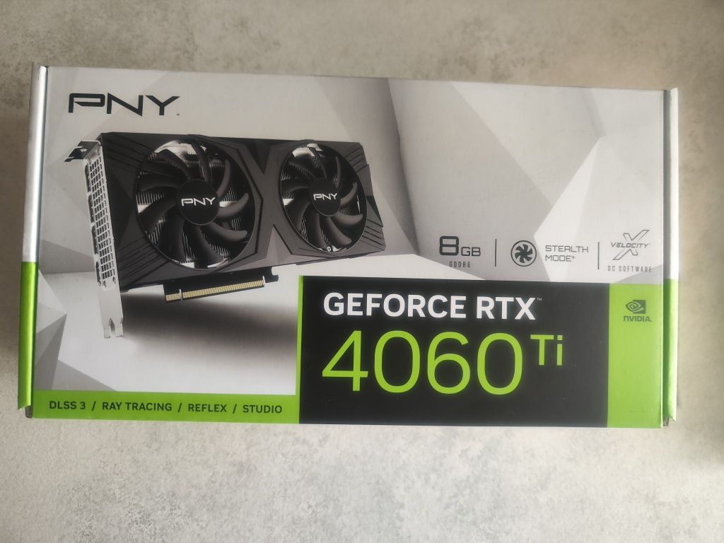 PNY GeForce RTX 4060 Ti Verto 8GB Gwarancja karta graficzna