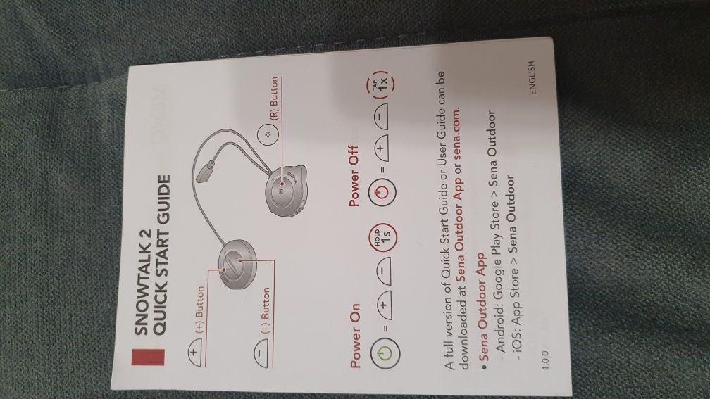 Sena Snowtalk zestaw słuchawkowy bluetooth