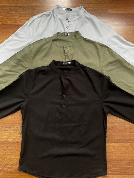 Лляні чоловічі сорочки р.L