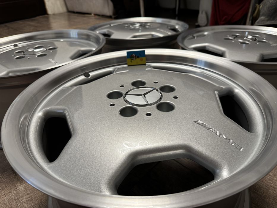Разноширокие диски Monoblock AMG R17, Моноблоки w124 w202 w140 w210