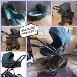 Wozek Baby Merc 3w1 Piuma + akcesoria