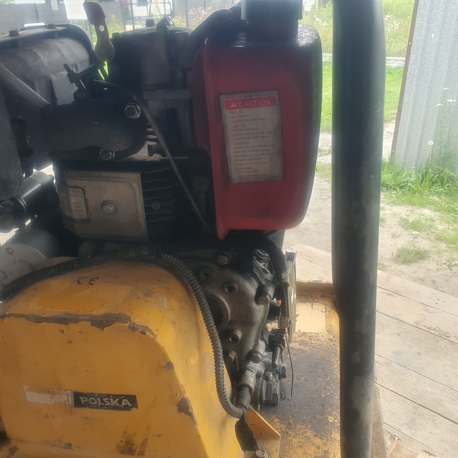 Zagęszczarka 350kg diesel rewers yanmar kipor