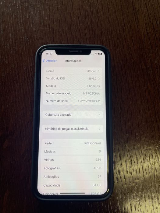 iPhone XS 64GB – Excelente estado + capa e película