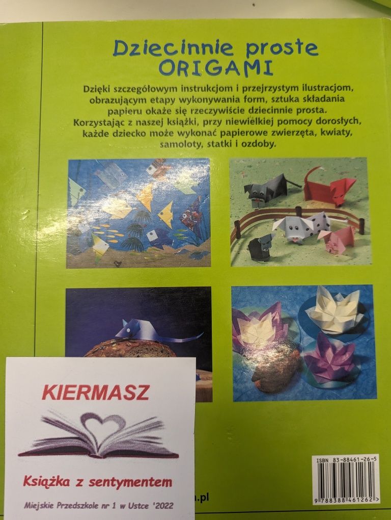 Dziecinnie proste origami książka dla dzieci