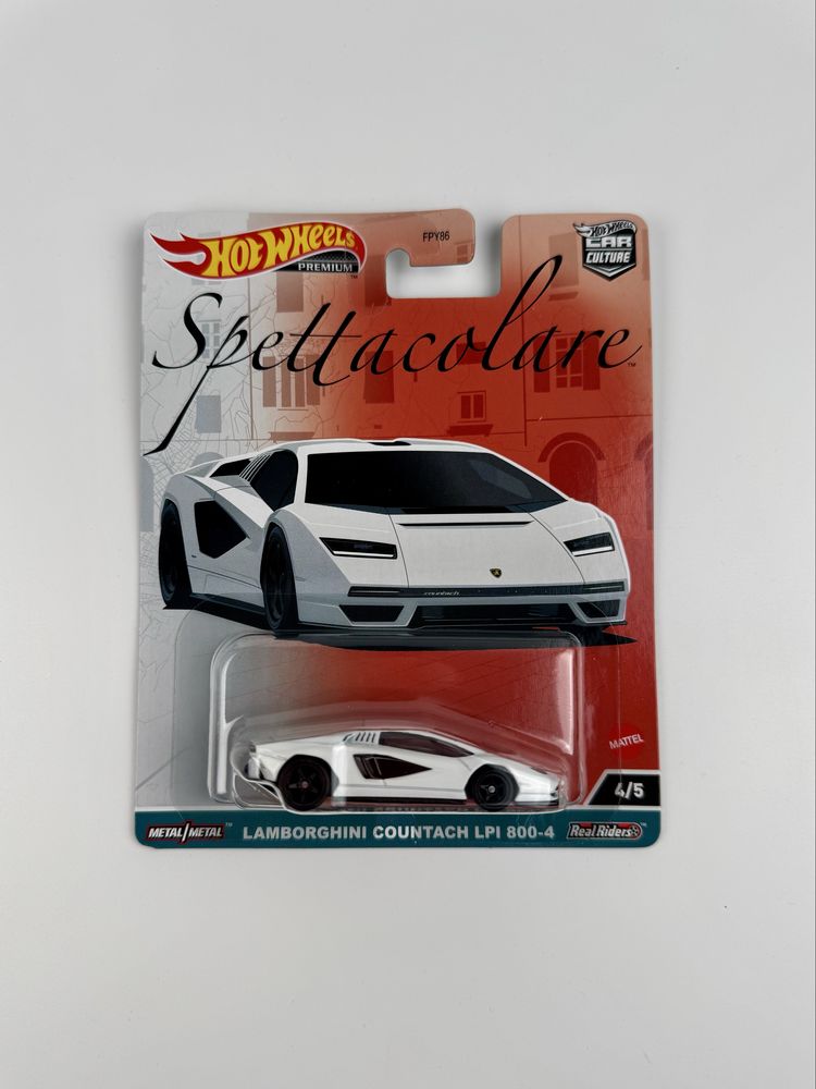 Hot Wheels Lamborghini Countach LPI 800-4 Spettacolare Premium