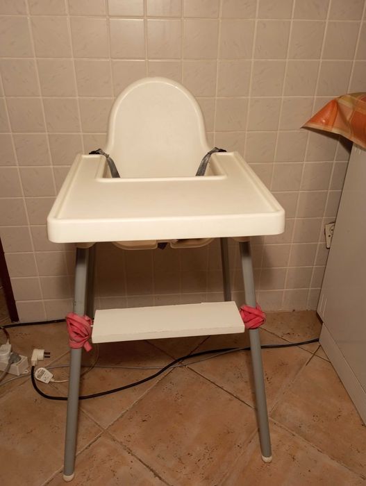 Krzesło do karmienia Ikea Antilop z podnóżkiem krzesło dla dziecka