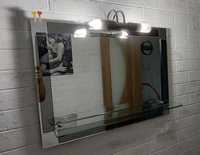 Зеркало с подсветкой  и полкой в ванную/коридор
