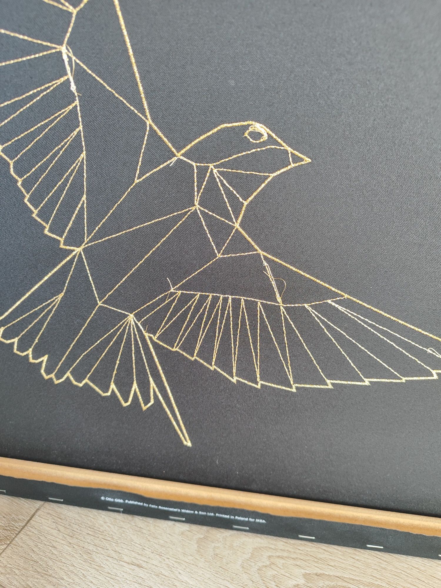 Okazja! Obraz Złocisty Ptak IKEA Pjatteryd 56x56