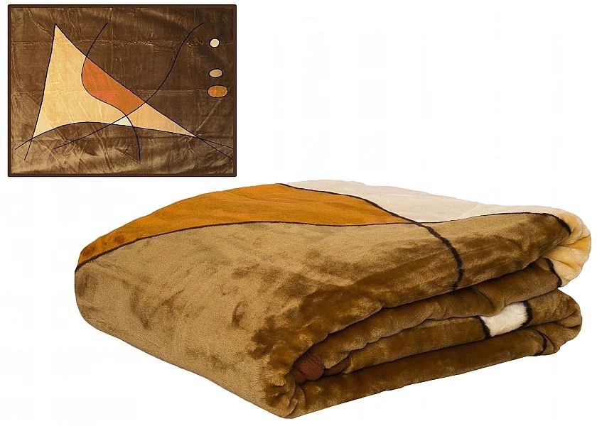 Koc Akryl Kolorowy A-732 Gruby Pled 160x210
