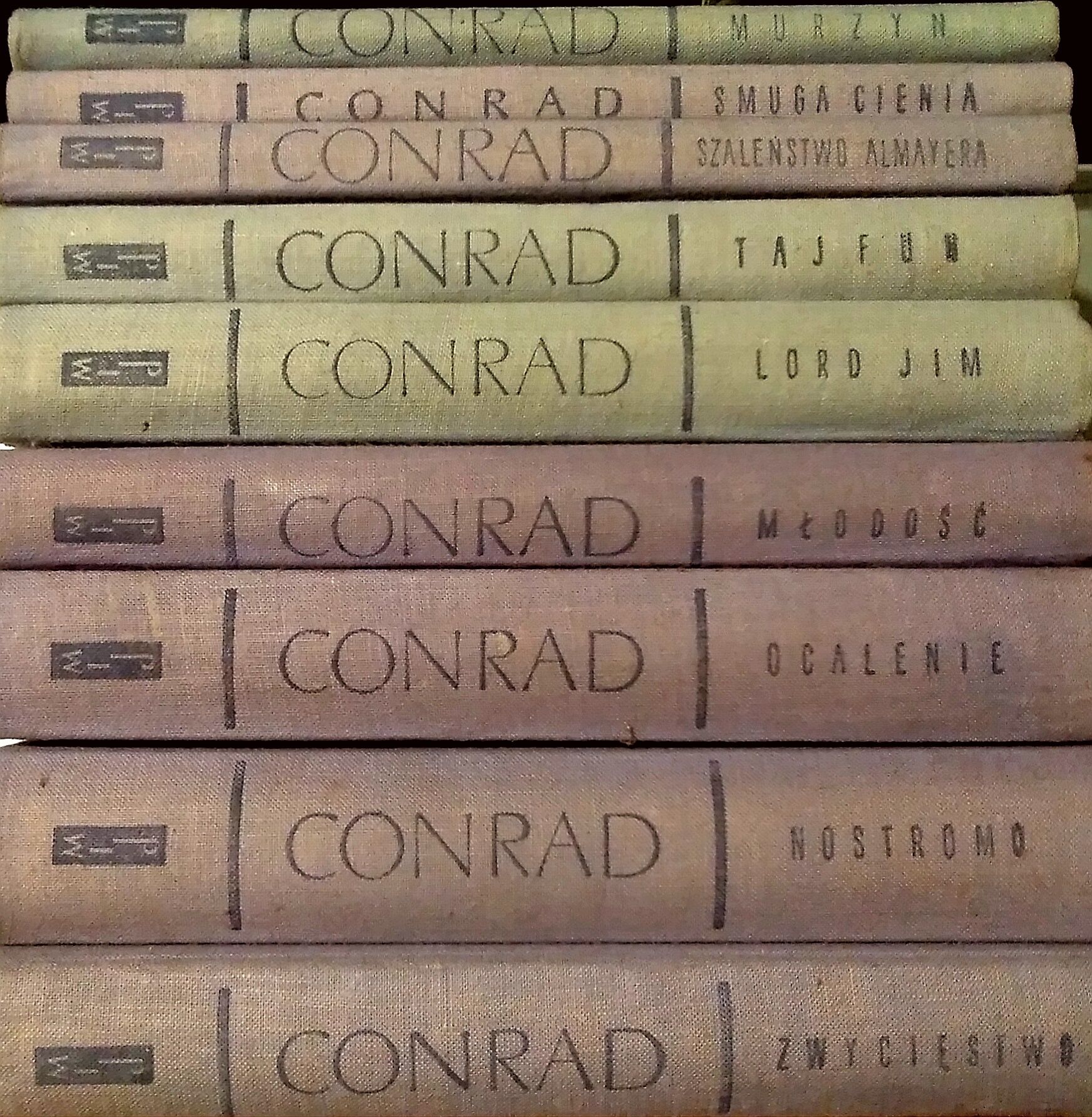 Joseph Conrad, 9 powieści, Smuga cienia, Tajfun, Lord Jim + 6 pozycji