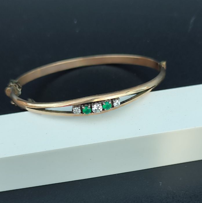 Винтажный позолоченный браслет 9 ct