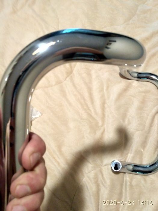 ручка дверна офісна п-подібна М2 хром