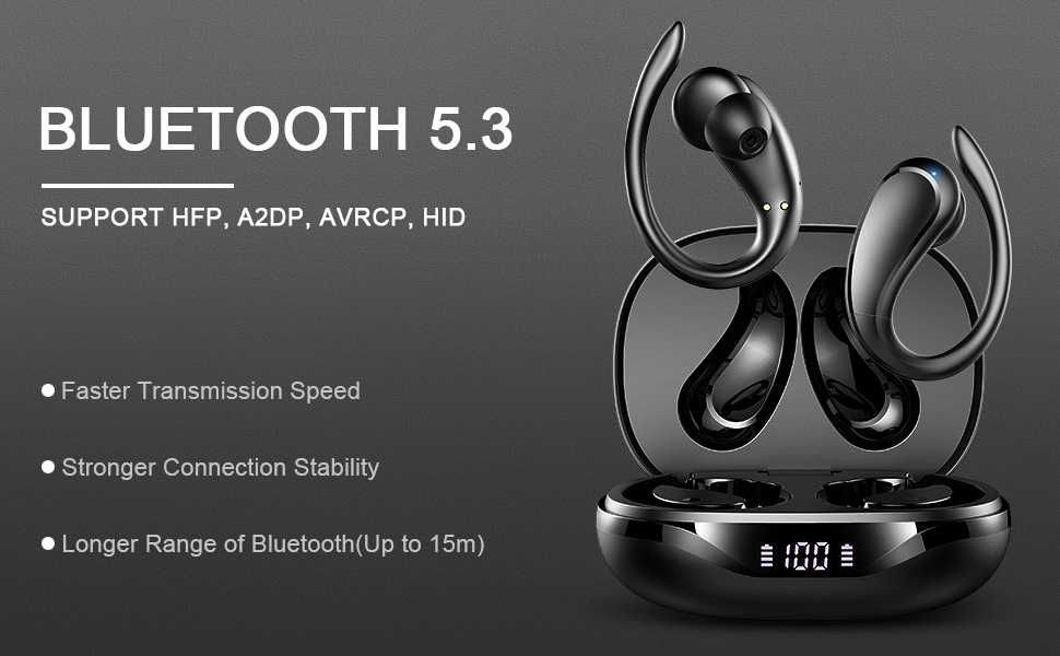 Słuchawki bezprzewodowe douszne DOTN H31 Bluetooth 5.3 Hi-Fi