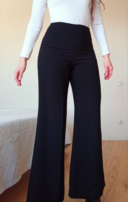 Штани палацо, брюки широкі, штани висока талія