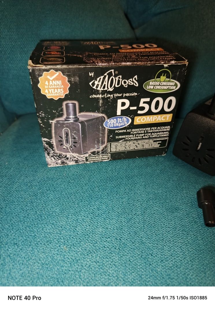 Haquoss P-500 compact pompa do akwarium głębinowa