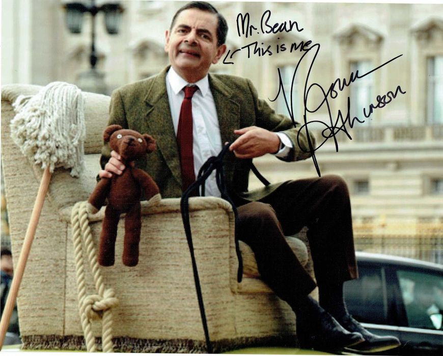 Rowan ATKINSON Mr Bean - autograf, fotografia 20x30 cm