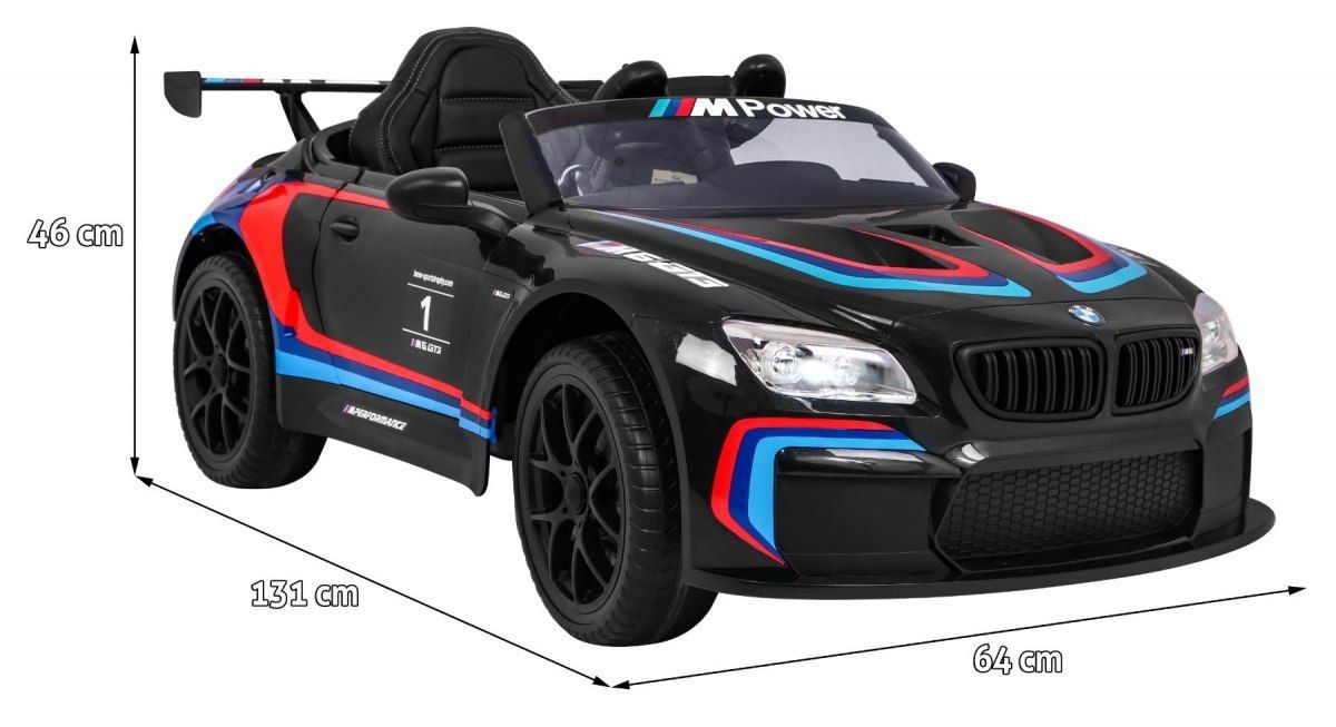 Pojazd Bmw M6 Gt3 Czarny