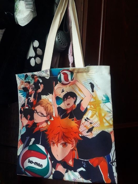 Сумка шопер аніме волейбол 150 грв