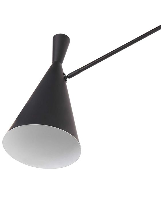 Lampa ścienna regulowana czarna