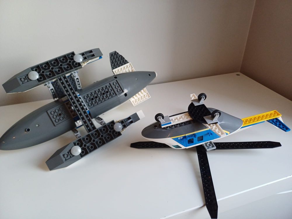 Lego Samolot Helikopter Policja