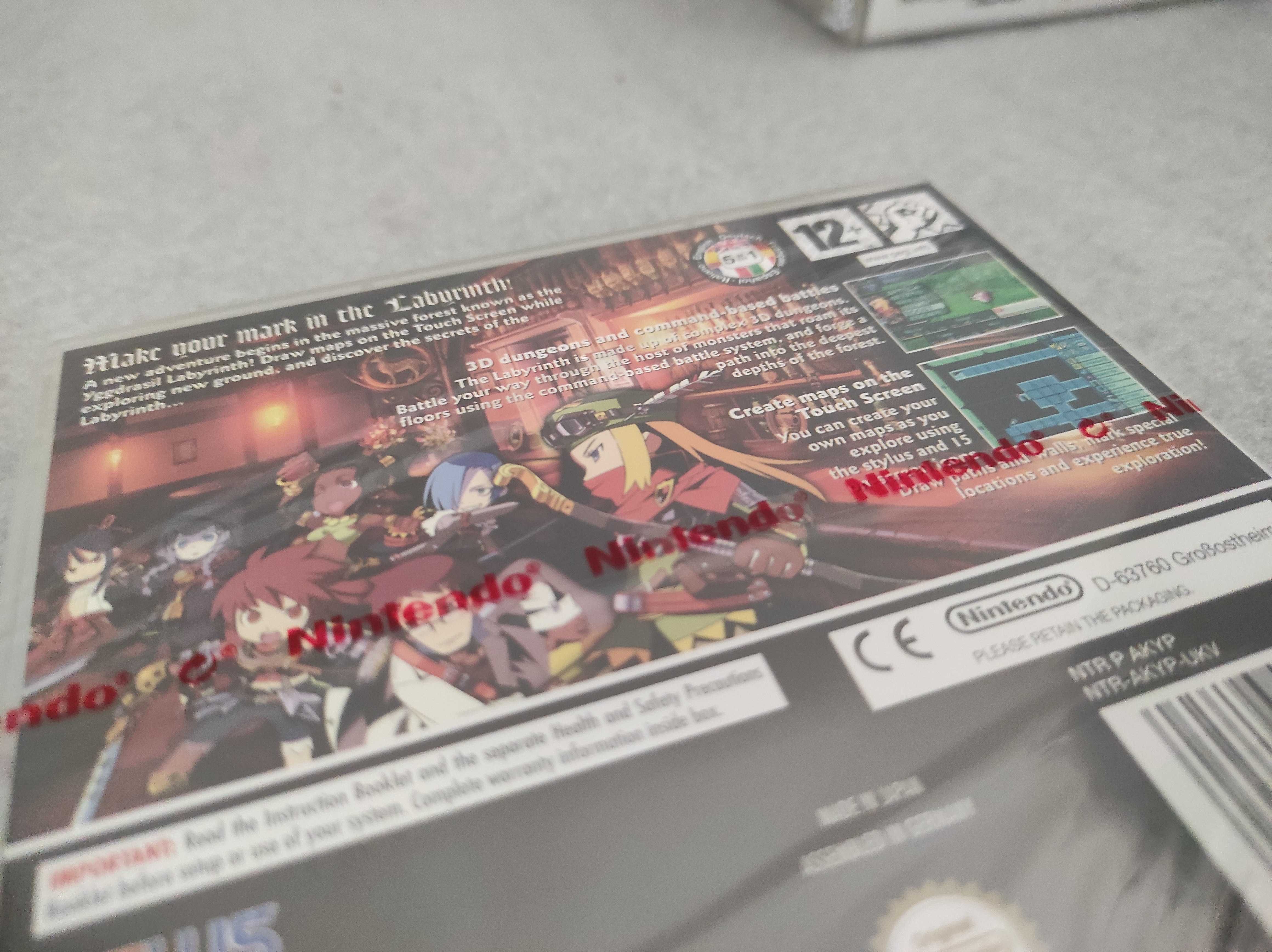Etrian Odyssey Nintendo DS Novo e Selado Versão Inglesa UKV