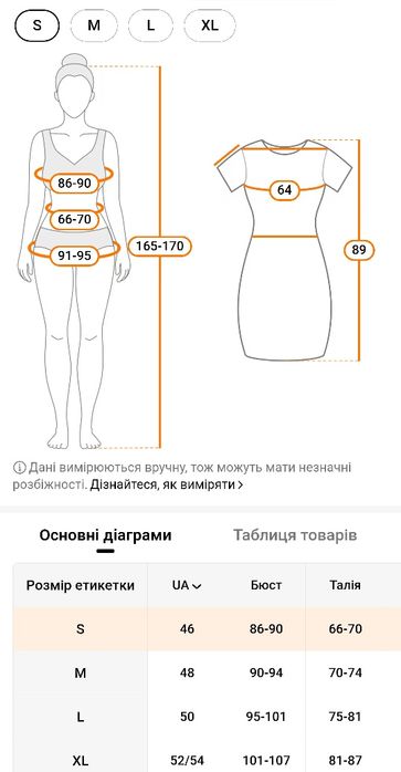 Сукня класична. Сукня.  Розмір S