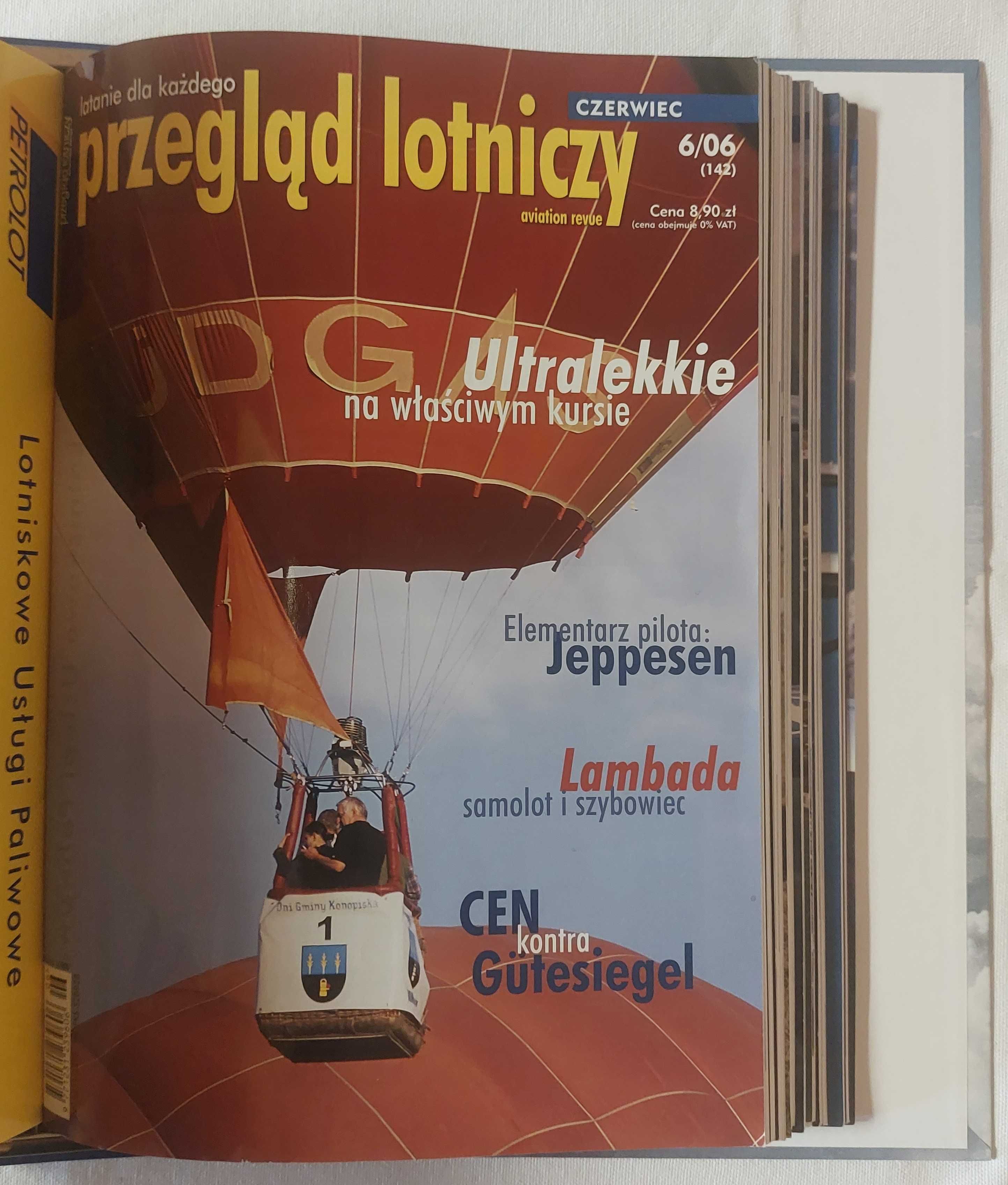 Przegląd Lotniczy PLAR cały rocznik 2006 w segregatorze PLAR