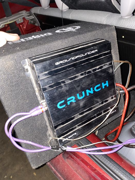 Skrzynia basowa subwoofer wzmacniac crunch