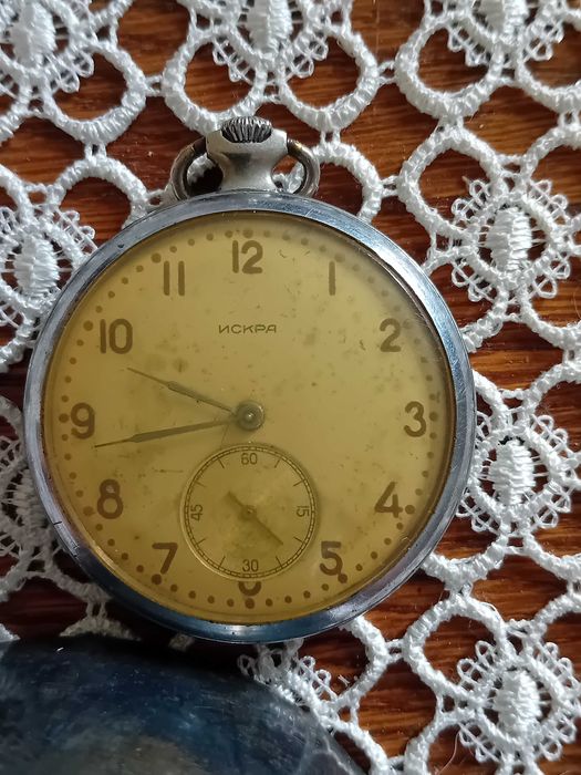 Iskra kieszonkowy zegarek prod. rosyjskiej
