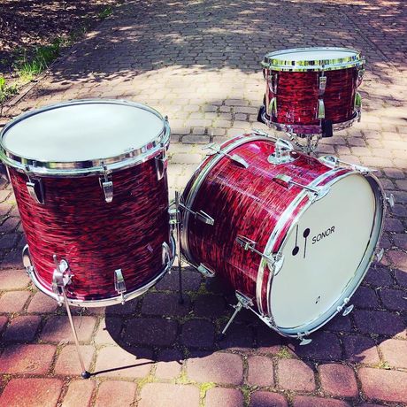 Sonor Swinger 20/13/16 - Made in Germany, perkusja vintage, beechwood