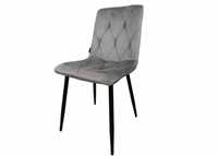 Крісло велюр стілець для кухні вітальні барів Orlando сіре/Стул кресло