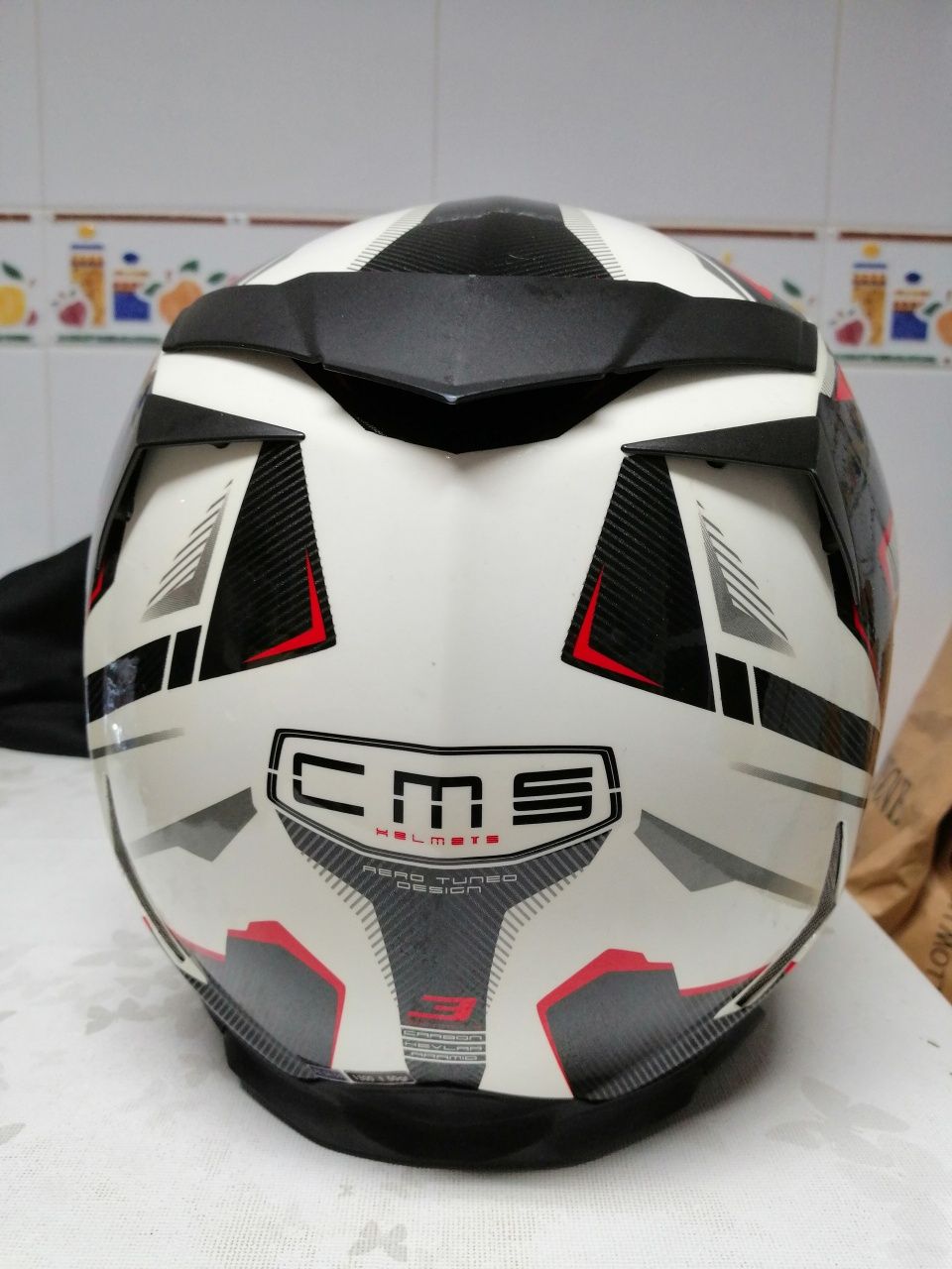 Capacete mota Cms GTRS 3C Tri Composite