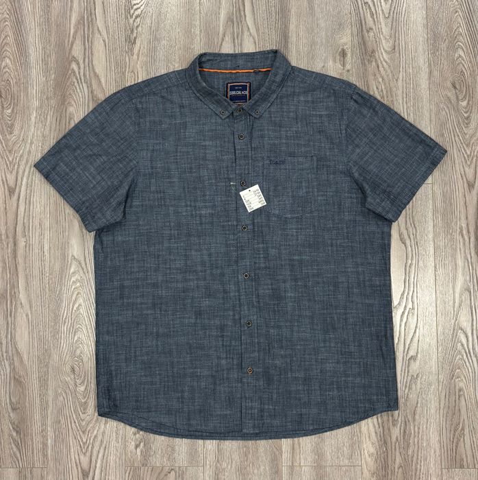Soulcal & Co 3XL Хлопковая Мужская тенниска рубашка xxxl XXXL синяя