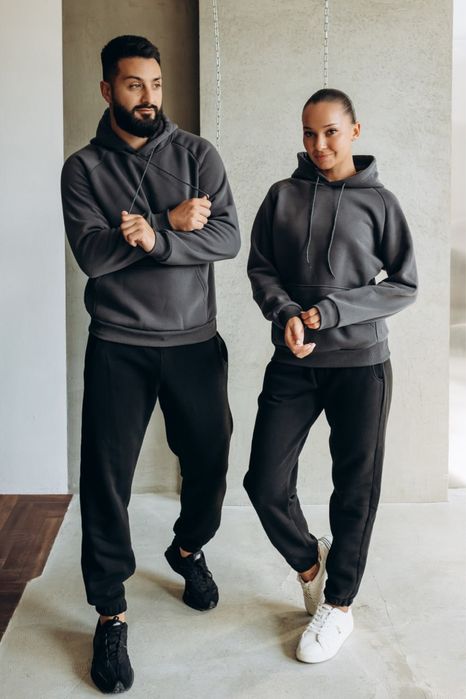 Худі на флісі чоловічі та жіночі S–4XL