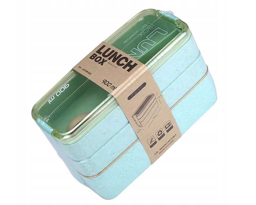 Pojemnik na lunch lunchbox 900ml Zielony kod 1759