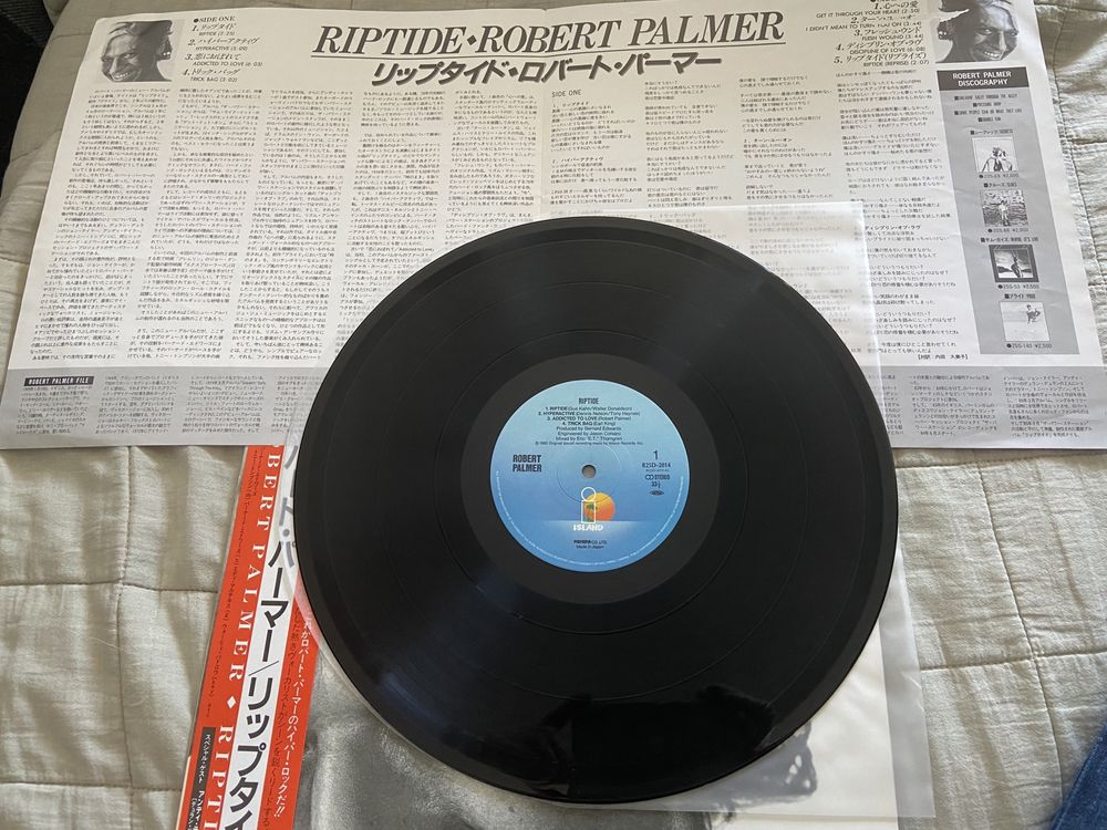Robert Palmer - Riptide winyl Japan EX