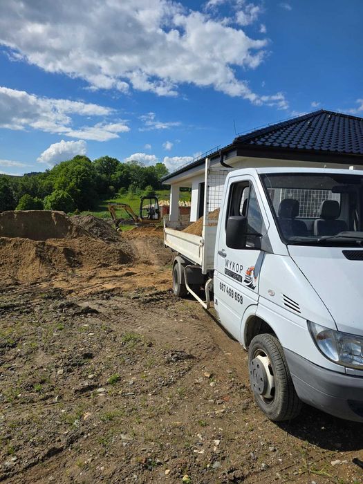 Prace ziemne MINIKOPARKĄ  usługi