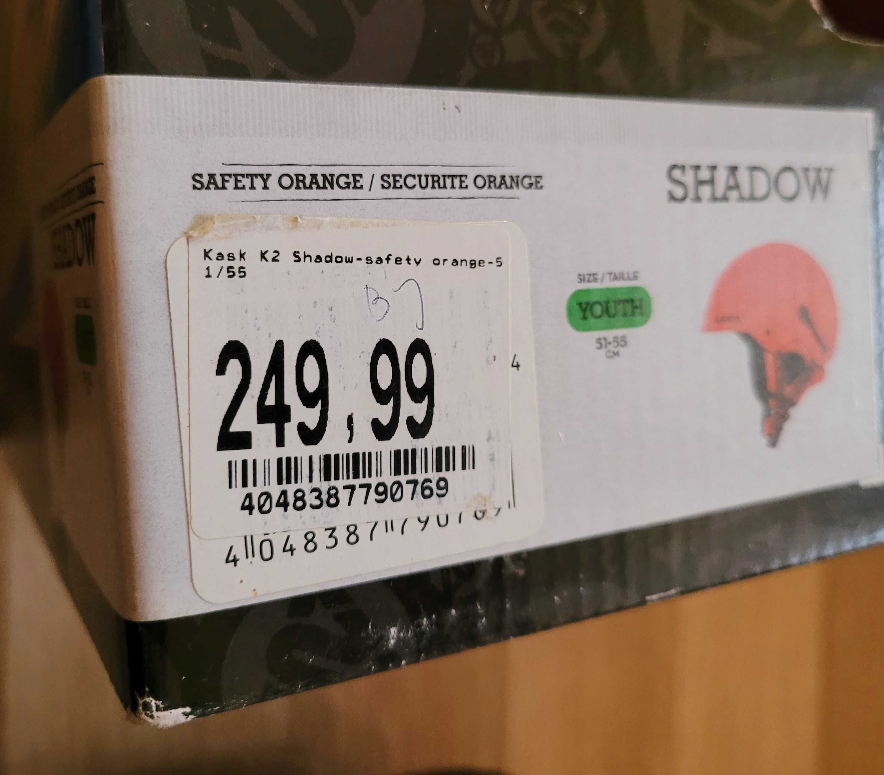 Kask K2 Shadow Safety Orange - posezonowa cena !