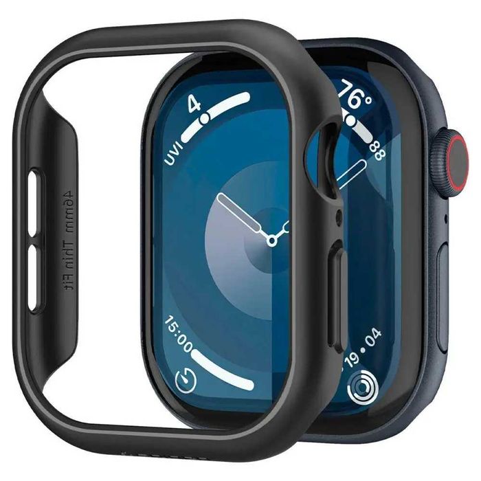 Чехол Spigen Thin Fit для Apple Watch 10/11 (42/46mm) - Black