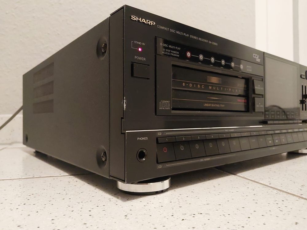 SHARP SA-CD800 Amplituner Compact Disc Multi Play Stereo Receiver 380W