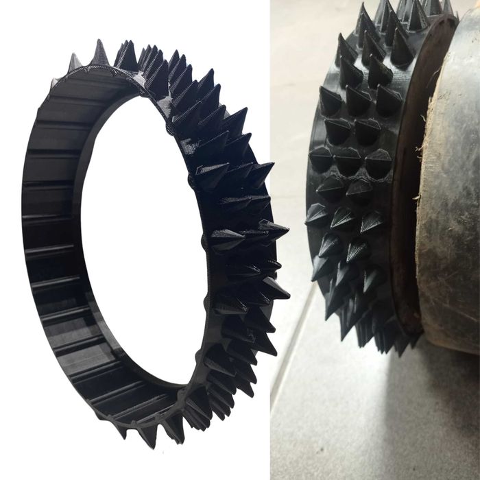 Nakładki na koła landroid worx M500 M700 kolce przyczepność