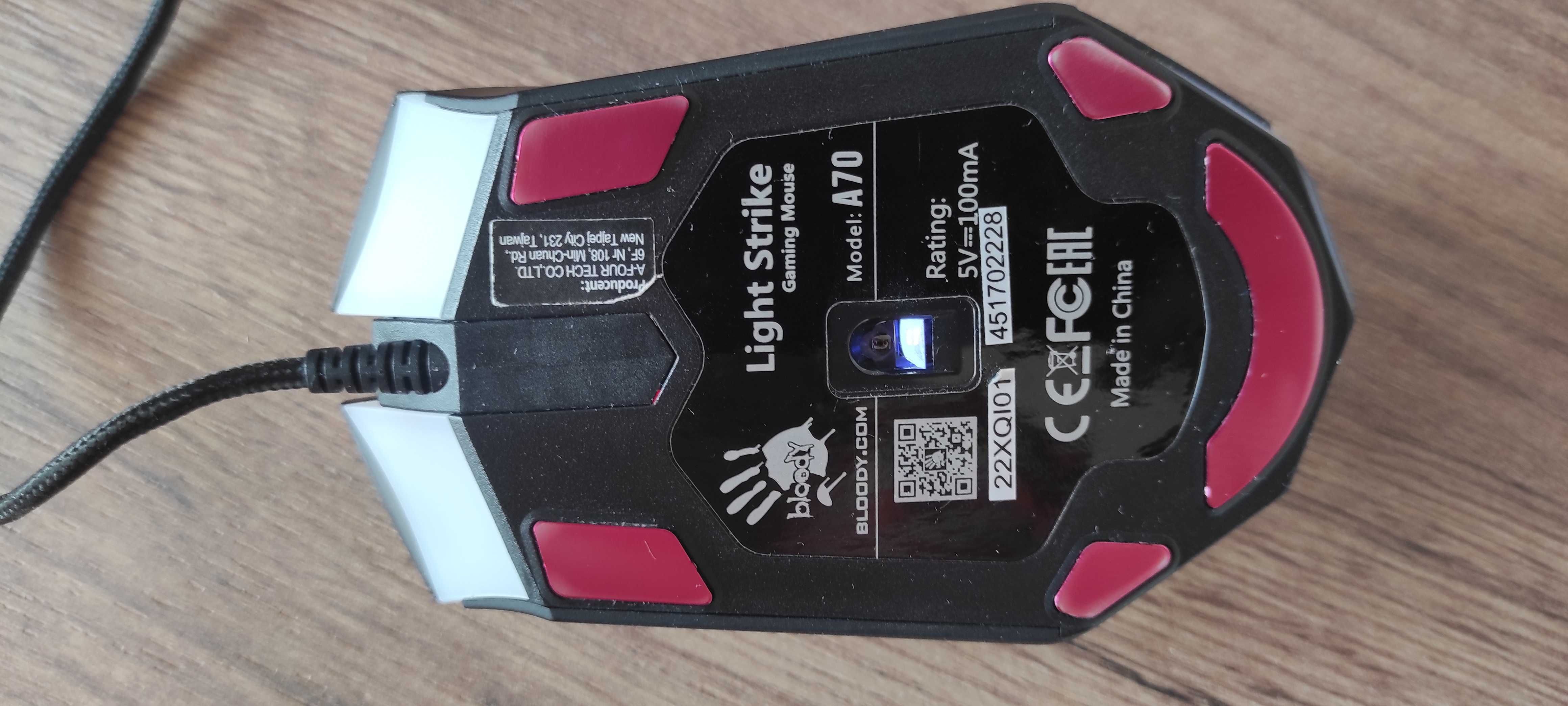 Myszka gamingowa A4Tech Bloody A70 przewodowa