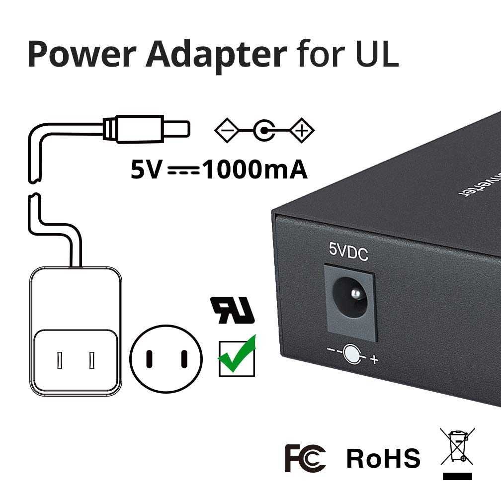 Media konwerter jednomodowy 10Gtek model G0101-SC20