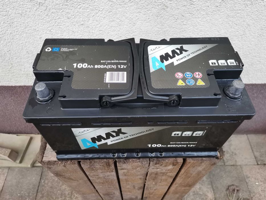Akumulator 4MAX 100Ah 800A (EN) - 12V