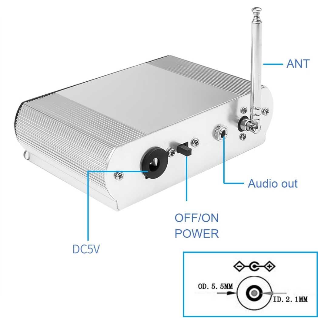 MP3 плеєр, Bluetooth, FM, USB, microsd. Пульт ДУ.