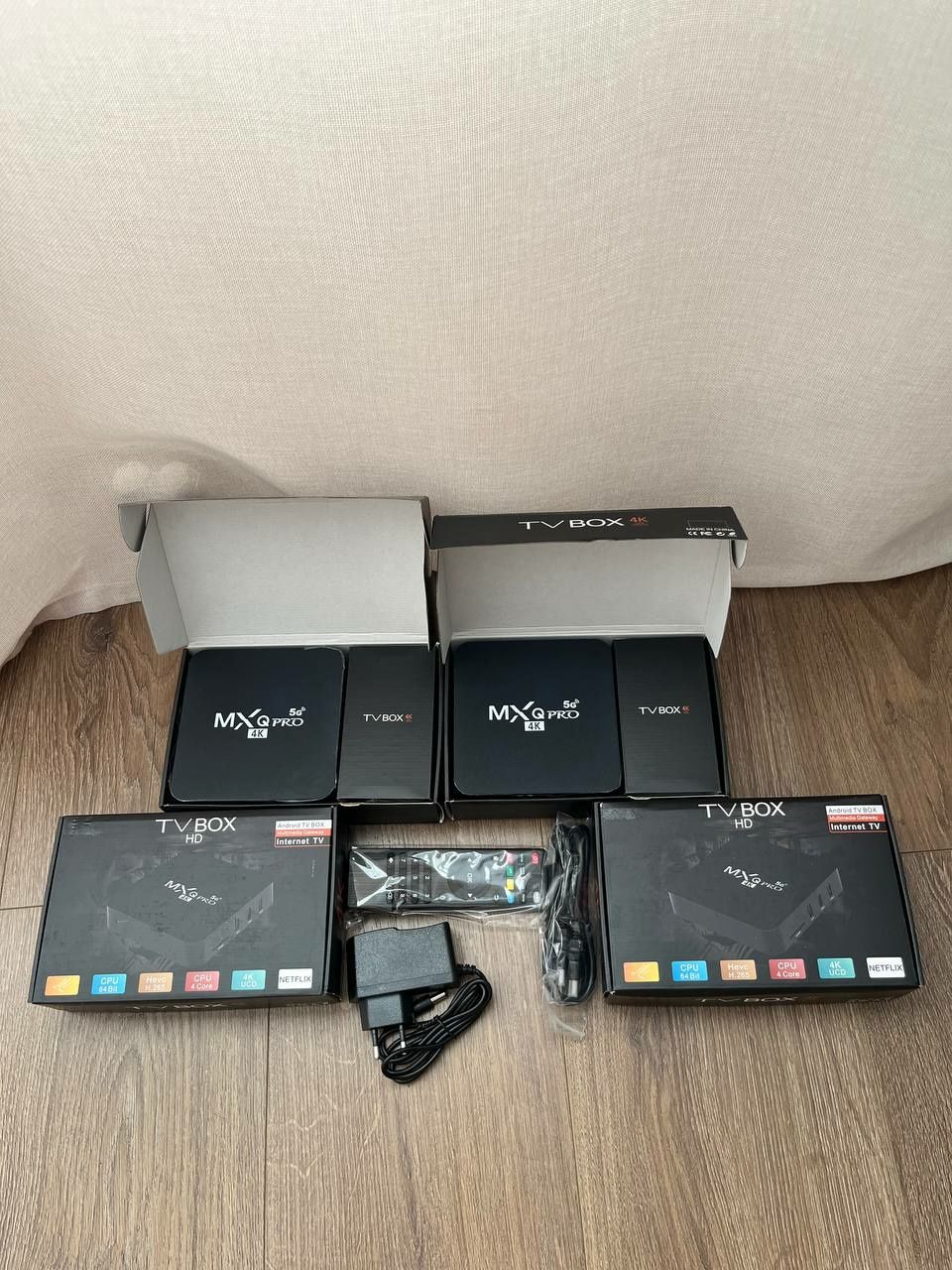 Смарт тв приставка 4/64 gb 4/32 gb mxq pro тв-приставка